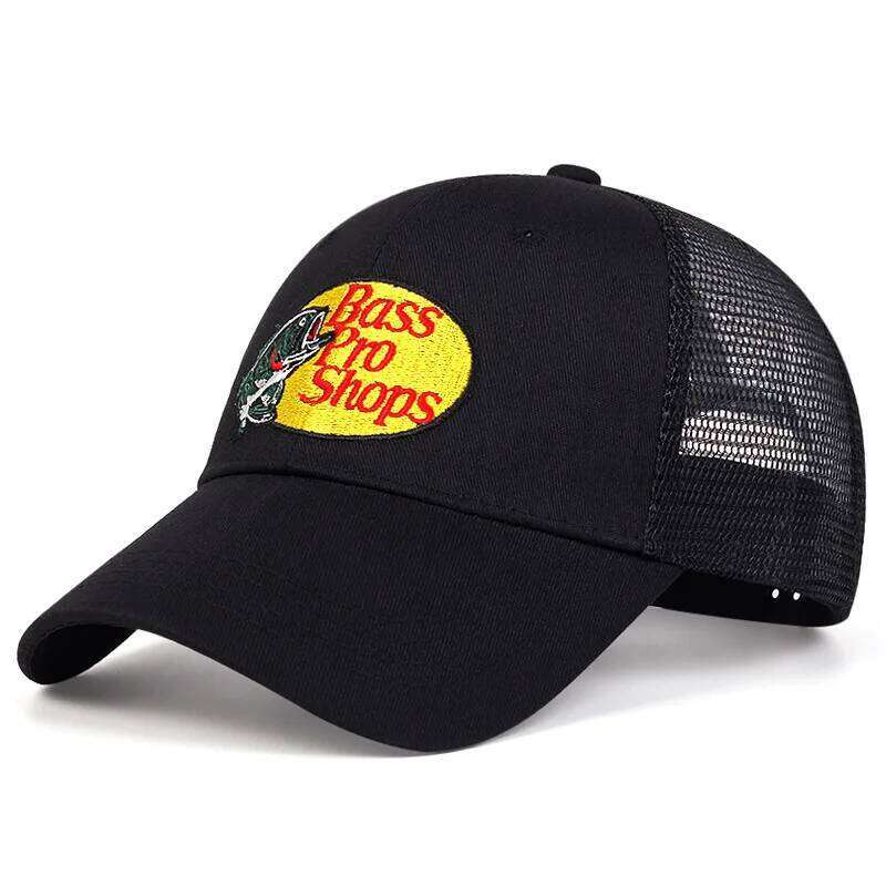 1pc Unisex Letter Fish Embroidery Hip-hop Four Seasons Outdoor Adjustable Casual Baseball Caps Sunscreen Trucker Dad Hat W260626 - view 4