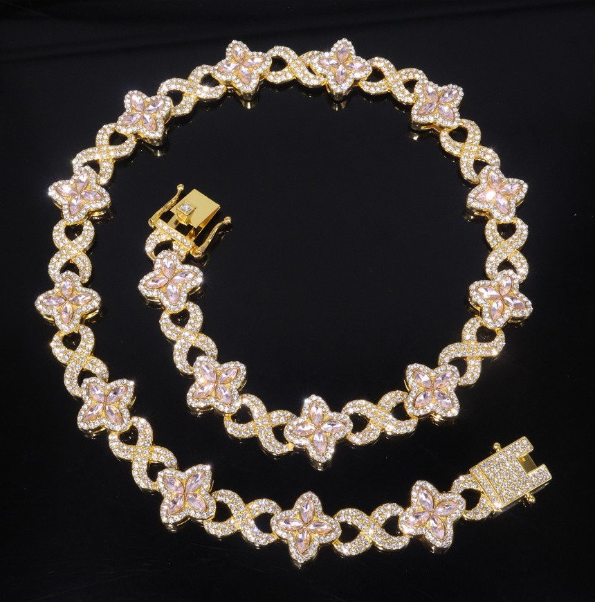 designer necklace for woman necklaces men moissanite pendant moissanite chain gold chain cuban link chain jewellery iced out pendant Spring Necklace jewelry