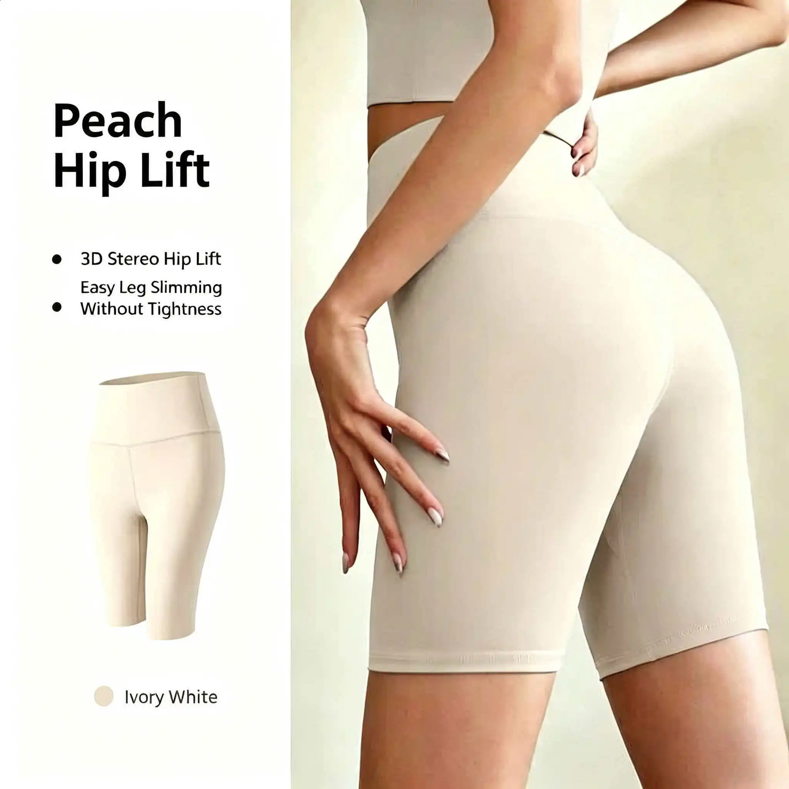 High-Waist Women Yoga Shorts Breathable Quick-drying Fitness Shorts Butt Lift Sports Running Cycling Push-Up Workout Gym Shorts 260626 - view 5