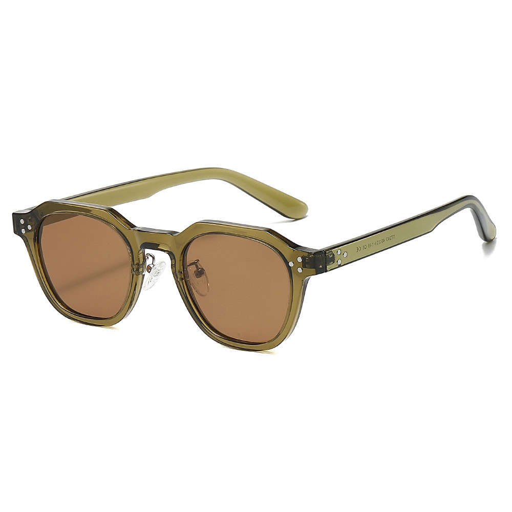 26 Popular Internet Celebrity Women, Thick Frame, Retro, Versatile, Tr90 Oval Square Frame Glasses For Men, Can Be Fitted With Prescription Lenses - view 5