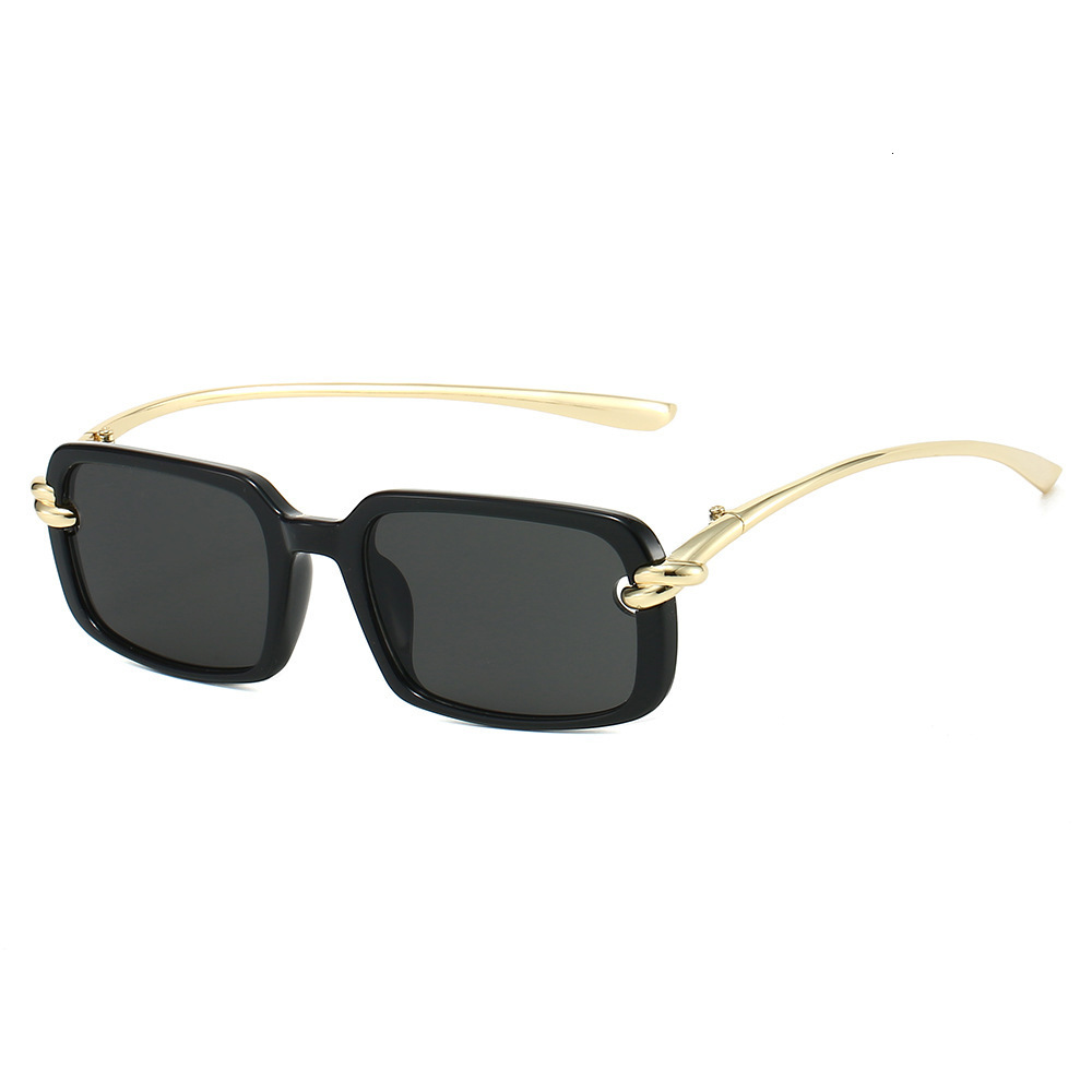 2026 European And American Trend Retro Square Rope Knot Metal Leg For Women Modern INS Sunglasses - view 1