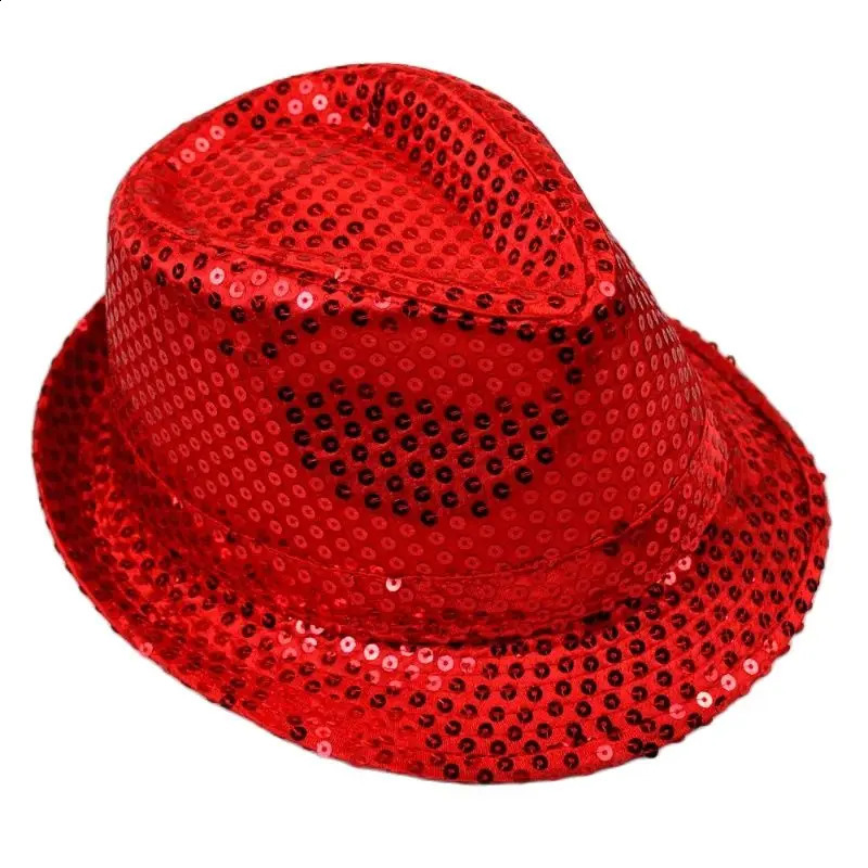 British Top Jazz Hat Bucket Hat Men Women Stage Performance Sequin Hat Shining Christmas Fedoras Party Parent Hat Hollween 260626 - view 4