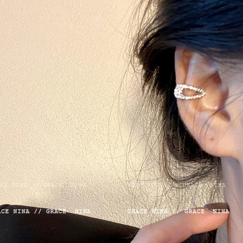 CShape Ear Clips for Women Girls Unisex Minimalist Fashion Cartilage Hoop Earrings Sets Cuff piercing Clip on Earring 260623 - view 6
