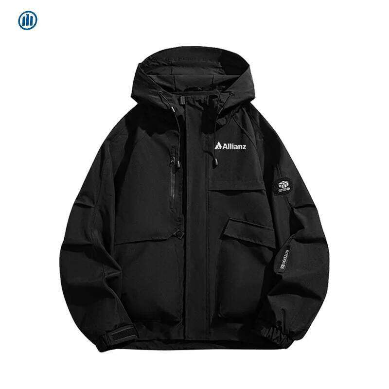Allianz Men's Waterproof Hiking Jacket Windproof, Breathable, Cool Stylish - Suitable for Fishing, Camping and Mountaineer W260626 - view 6