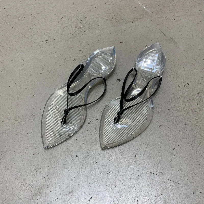 Womens Shoes Fashion Pointed Tip Flat Bottom Flip Flops for Woman Summer Vacation Casual Shoes Shoes Zapatos Mujer 260626 - view 5