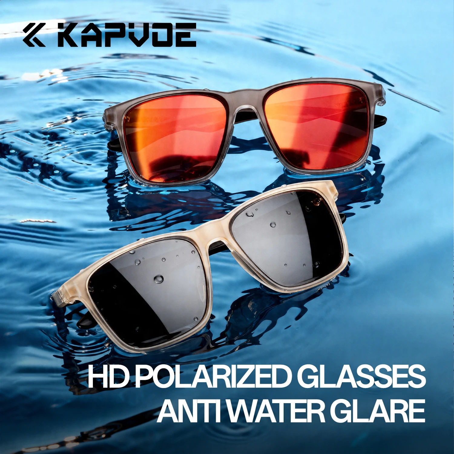 KAPVOE HD Ultra-light Water Sports Sunglasses Stylish Outdoor Sports Fishing Surfing Glasses Driving and Road Cycling Sunglasses 260626 - view 4