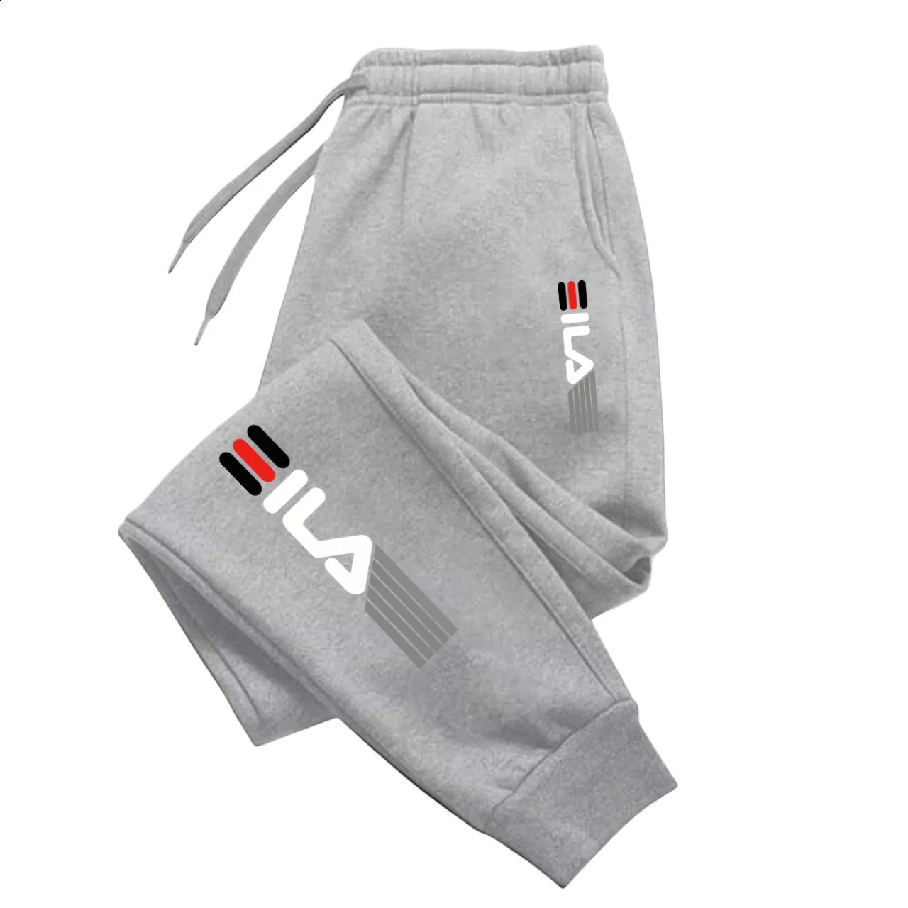 Mens casual pants jogging pants loose elastic waist sport casual pants loose fitness wear spring thin part 260626 - view 5