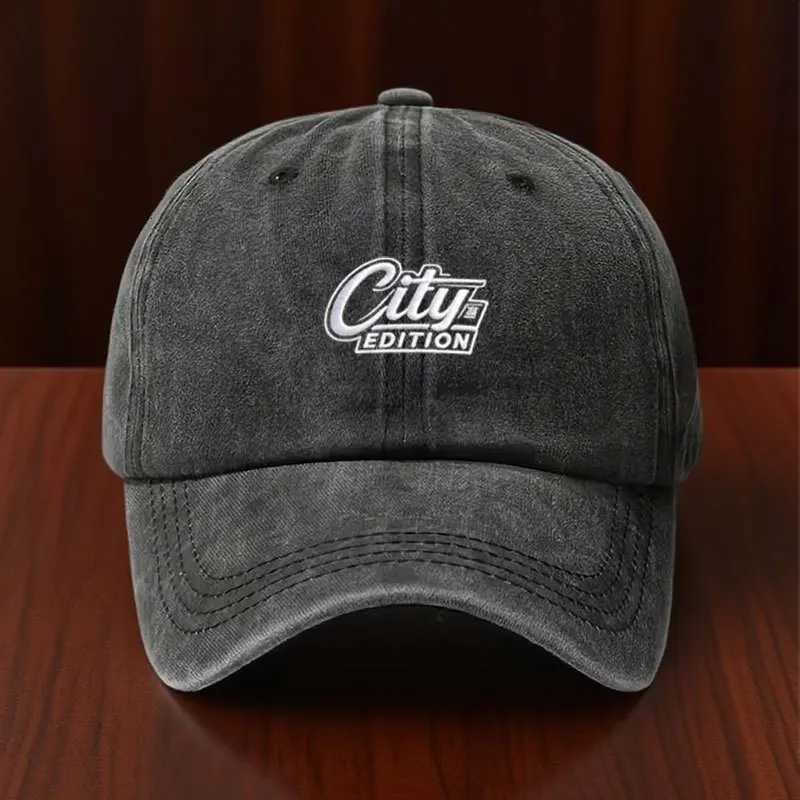 Washed Denim Baseball Vintage Men Women Breathable Curved Brim Hat Daily Outdoor Travel Sports Caps M260626 - view 6