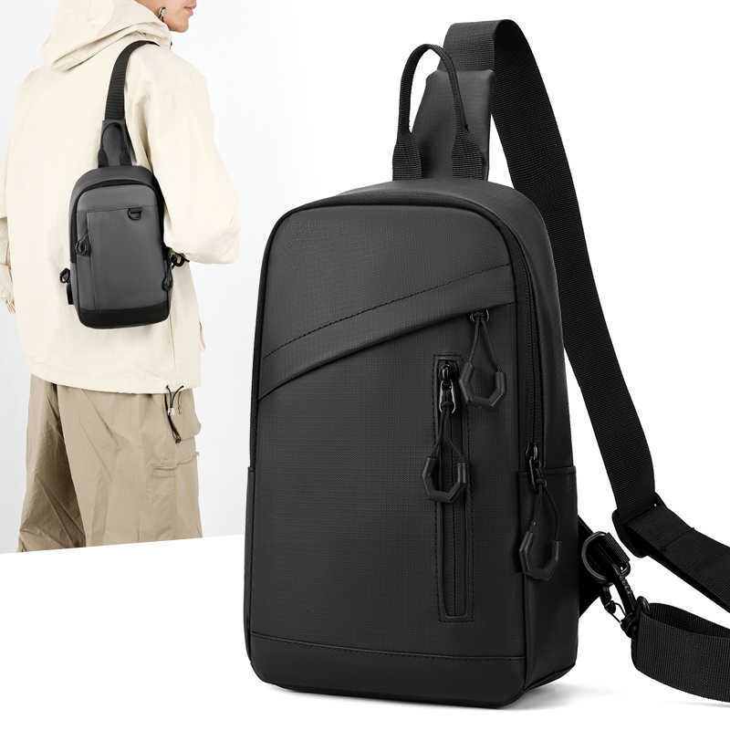 Sports Shoulder Bag Mens Casual Chest Bag Suitable for Daily Commuting Business Sports Chest Cycling M260626
