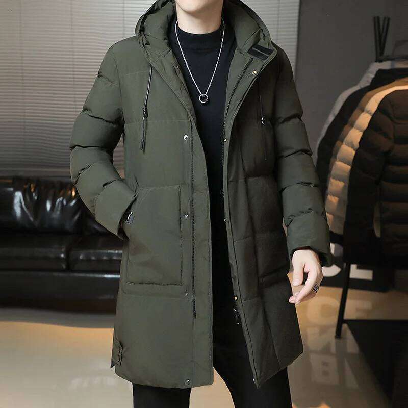 Men's Big Long Cotton Coat Jacket Thick Warm Parka Outwear Plus Size 8XL Heavy Duty Cold Weather Winter Clothes Men J260626 - view 4