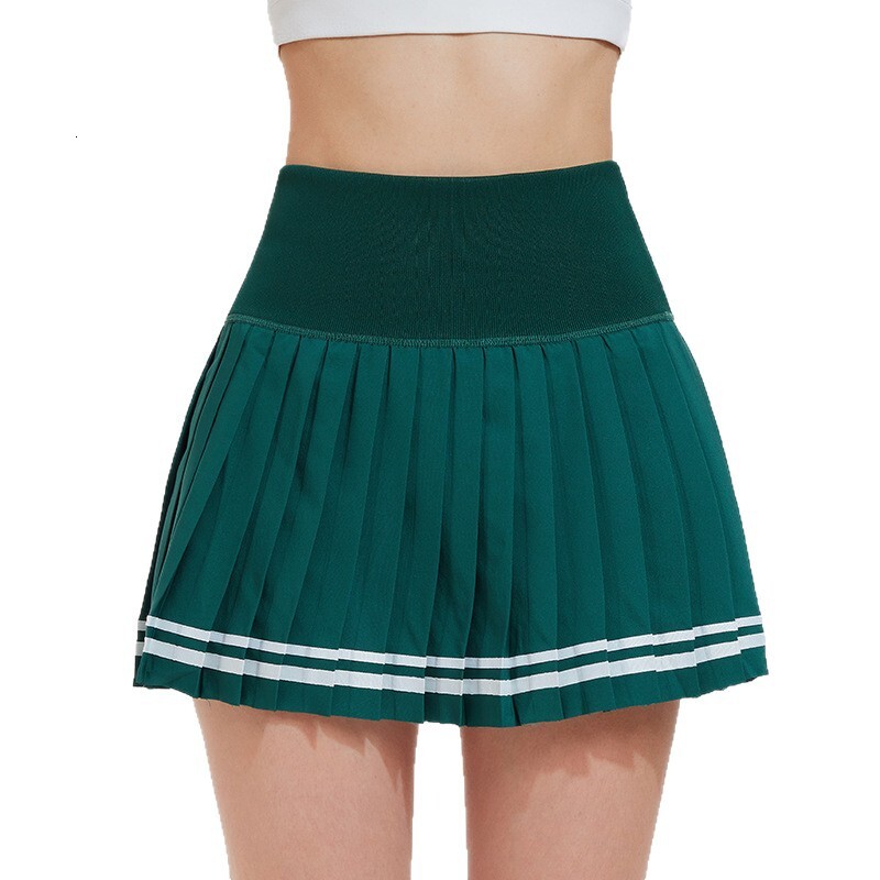 Tennis Skirt Women High Waist Slim Pleated Sports Skort Anti Exposure Liner Shorts For Badminton Yoga Fitness Hot Girls Daily Wear - view 7