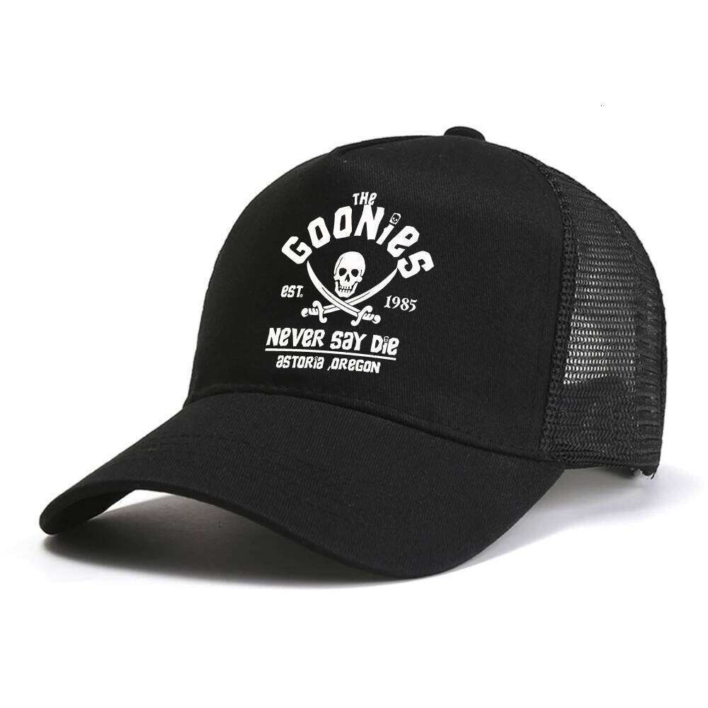 The Goonies Est 1985 Never Say Die Men's baseball cap summer mesh Snapback hat fashion outdoor Causal Breathable sun hats W260626 - view 5