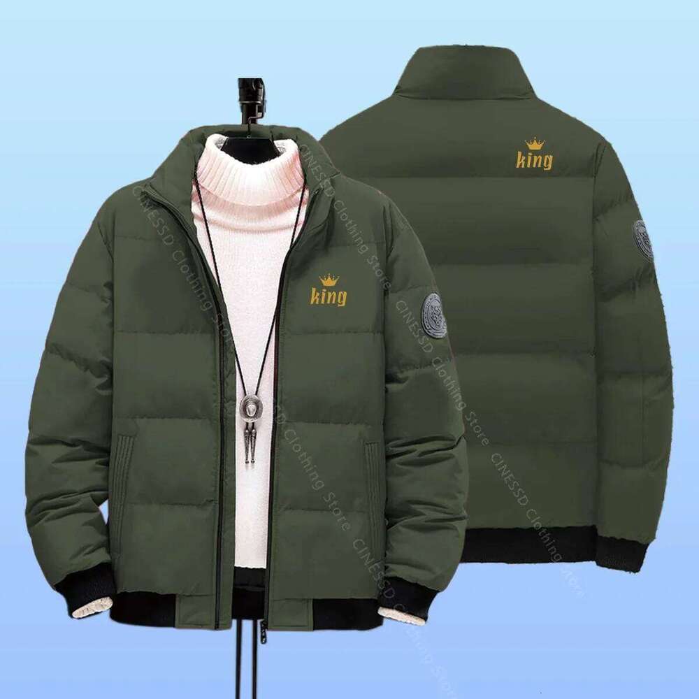 for Men Winter Down Coats 2026 New Stand Collar Padded Jackets Fashion Warm Man Lightweight Puffer Jacket W260626 - view 3