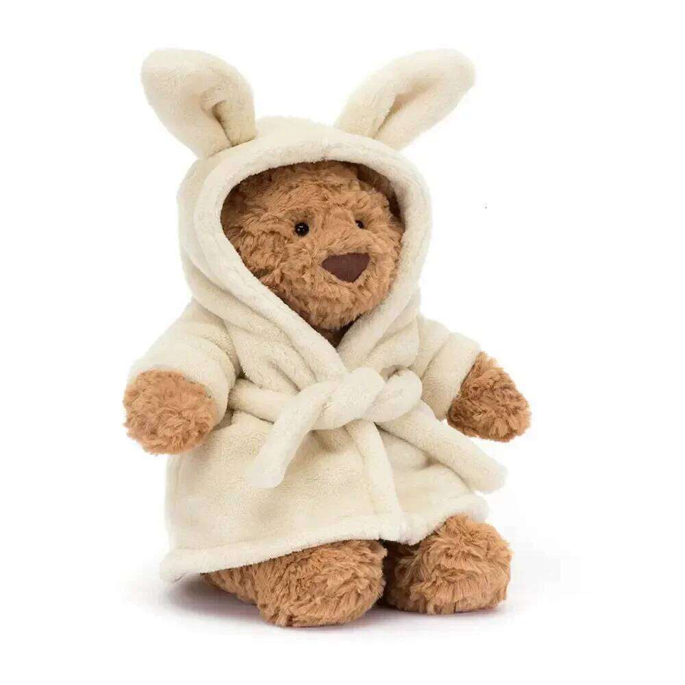 2026 new Fun Barcelona Bear Handheld Stuffed Plush Toy Cartoon Anime Cute Children's Birthday Gift Doll 26Y0626