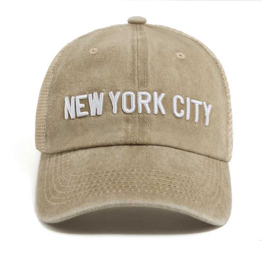 Mesh Caps New YORK Summer CITY Embroidery Baseball Men Trucker Hat Womens SnapSide Vintage Side Letter Hip Hop Unisex M260626 - view 6