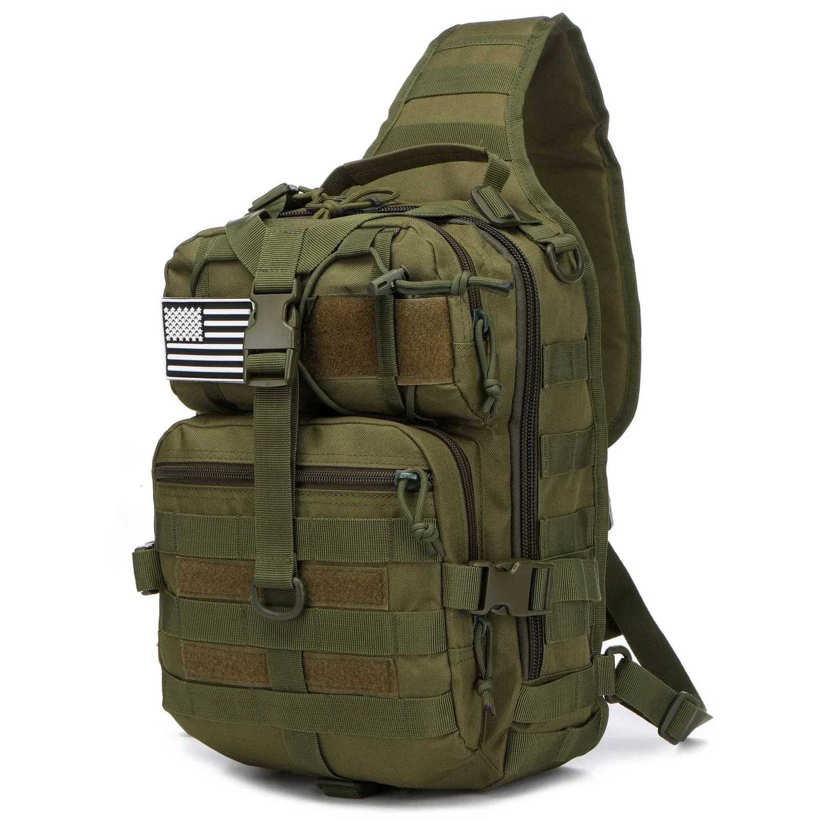 Backpack Mens Chest Bag Sling Waterproof EDC Rucksack Bag For Outdoor Hiking Camping Trekking Travel M260626 - view 3