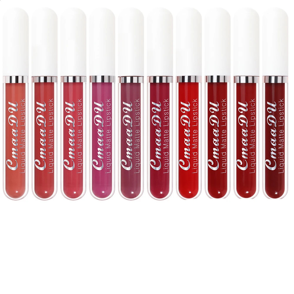 CmaaDu 6pcs/10pcs/set velvet matte durable waterproof easy color non-stick cup texture silky saturation high lip gloss 260626 - view 6
