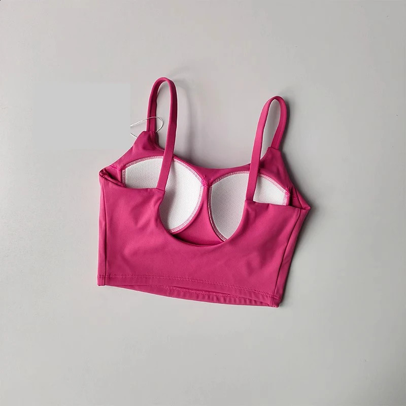 High-end Sports Bra Gym Camisole Fixed Pad Push-up Sports Underwear Womens Strapless Beauty Back Training Fitness Bra Yoga Bra 260626 - view 3