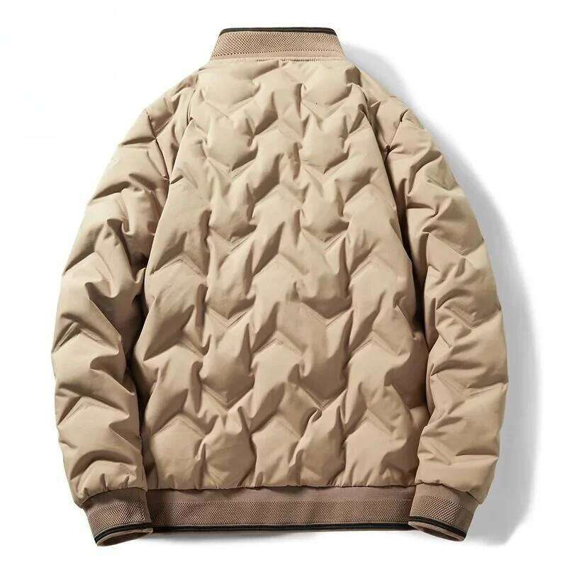 2025 Men Jacket Premium Baseball Collar Outdoor Work Windproof Warm Parka Solid Color Ultra Light Comfort Winter Down Coat W260626 - view 6