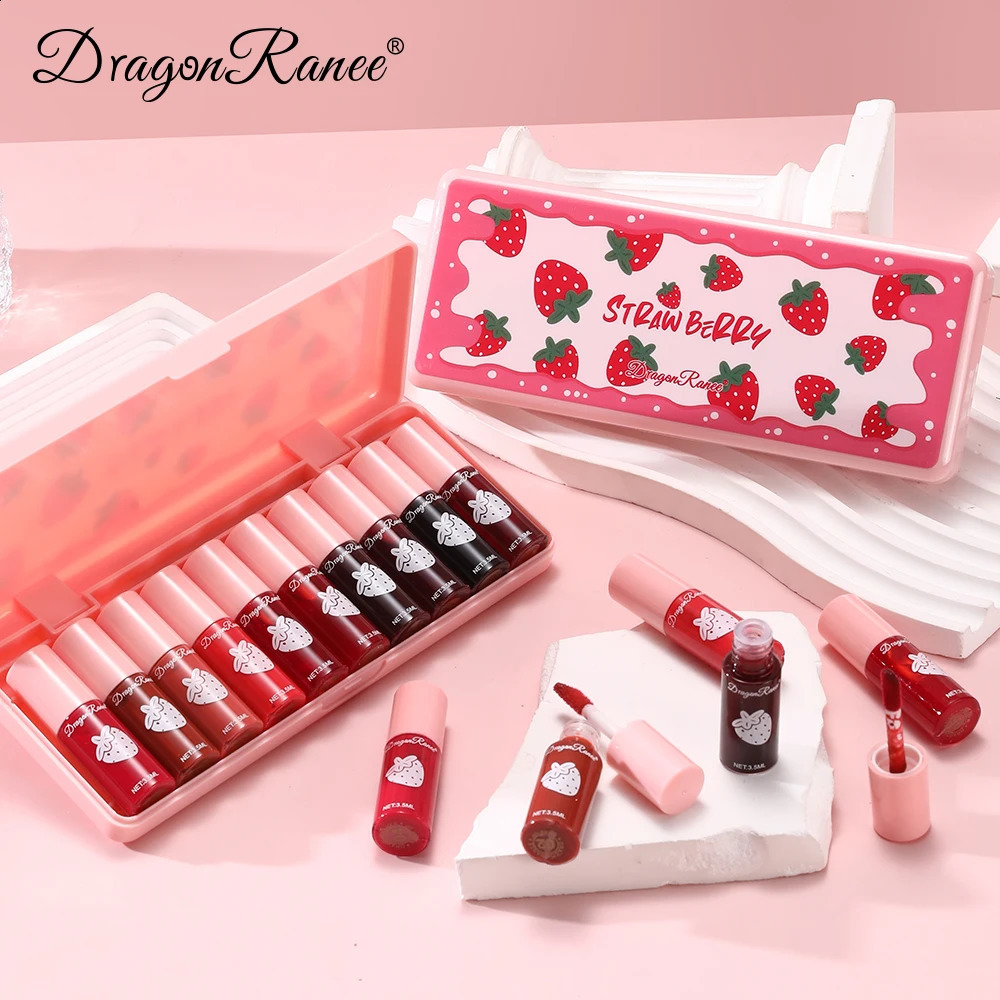 10 Pack Lipstick Water Stain Lip Lotion Lipstick Lasting Color Film Lipstick Water Light Stain Lipstick Water Non fading Lipstic 260626
