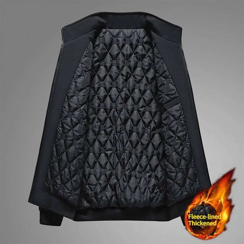 New Warm Padded Inner Jacket Windbreak Thicken Thermal Jackets for Men's Winter Coats Parkas Man Outerwear Blazers J260626 - view 5