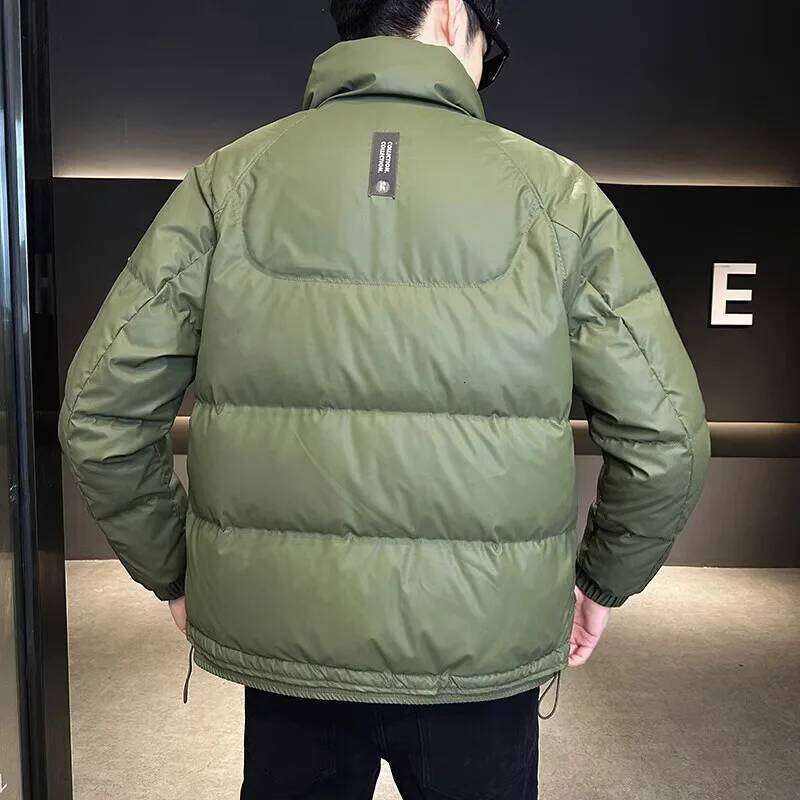 Autumn Winter Fashion Lightweight Men Trendy Short Stand Collar Thickened Warm Cold-Proof White Duck Down Jacket W260626 - view 7