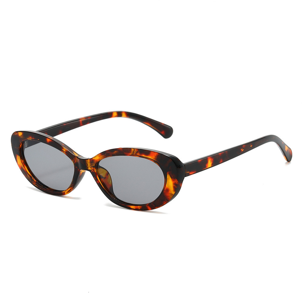 2026 New Model Small Frame Cat Eye Sunglasses European And American Fashion Simple Plain Design Popular Export Glasses Wholesale - view 4