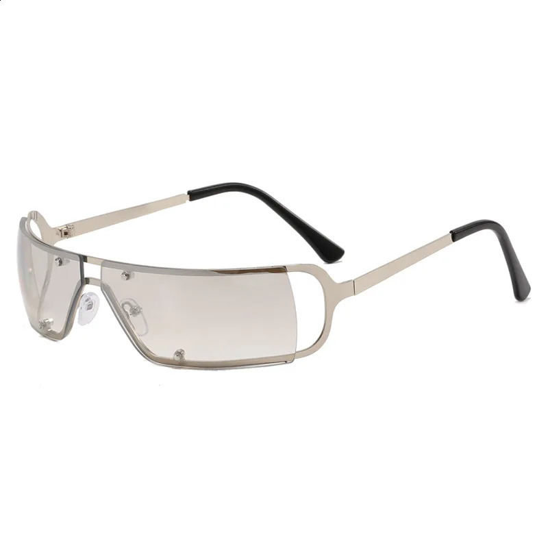 Square Y2K Womens Sunglasses Vintage Small Rectangle Lens Female tie sun Glasses Men Retro glasses Future technology Eyewear 260626 - view 3