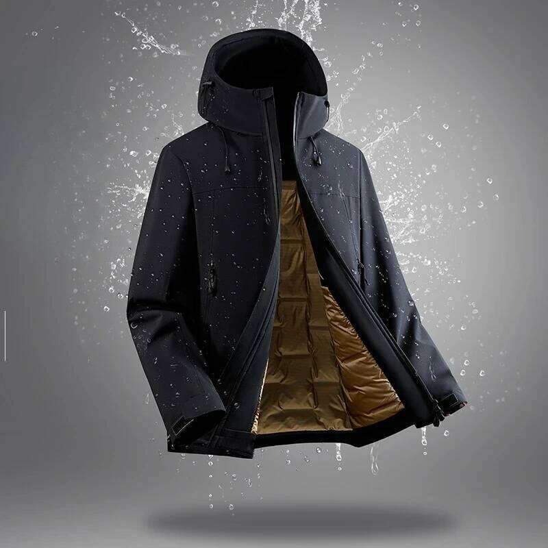 New White Duck Men's Waterproof Windproof Warm Down 2025 Winter Jacket Casual Thick High-quality Clothing W260626 - view 4