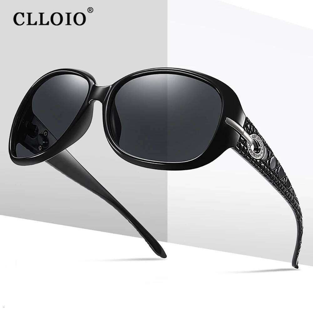 CLLOIO New Oval Women Polarized Sunglasses Driver Shade Male Female Vintage Fashion Sun Glasses Anti-glare Oculos de sol 26Y0626 - view 4