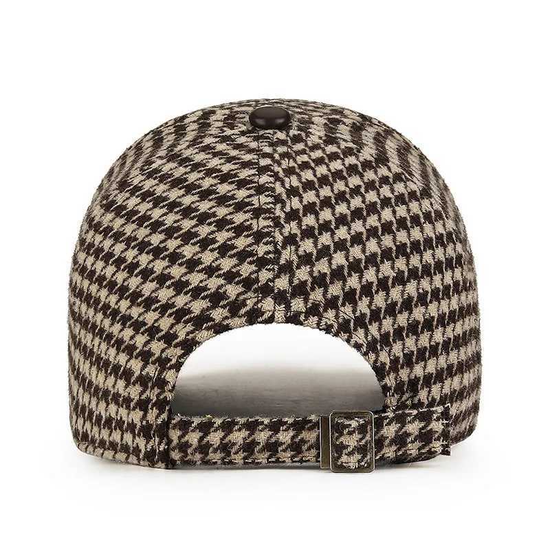 Korean Houndstooth M Baseball Version WomenS Hat Versatile Duckbill M260626 - view 3