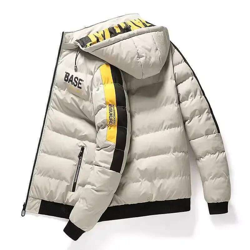 Men Autumn Winter Cotton Warm Comfortable Padded Thickened Down Jacket 2025 New Double-Sided Clothes Removable Cap M-6XL J260626 - view 5