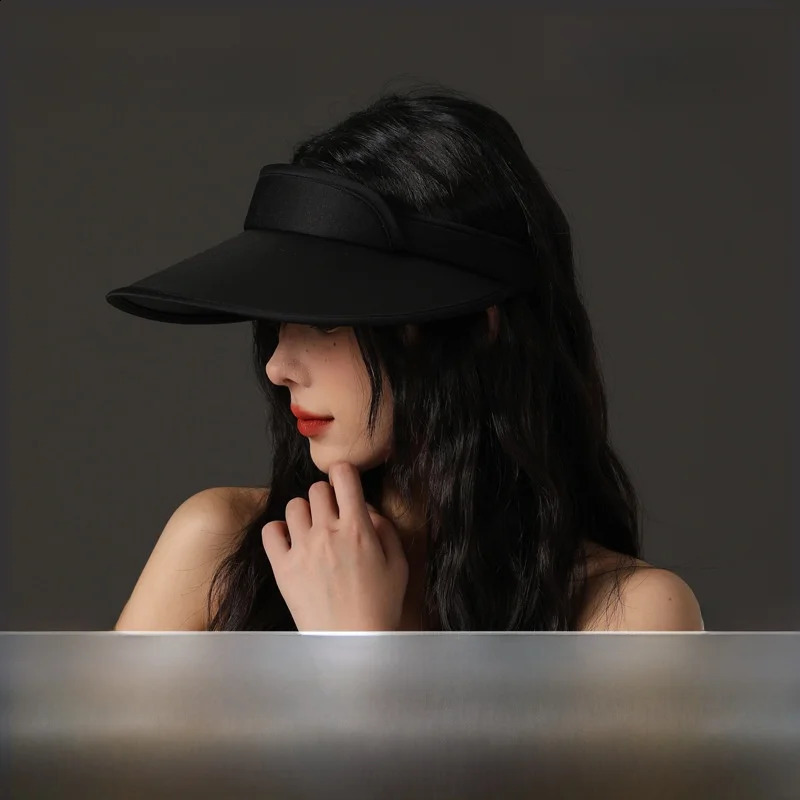 Sun Protection Wide Brim Empty Top Hat Summer Anti-Uv Hat Fashionable Outdoor Cap Large Brim Hat Sunshade Cap Home Daily Use 260625