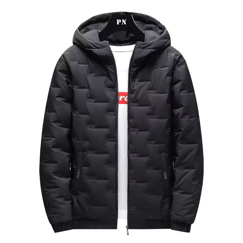 New Winter Men's Clothes Trendy Down Cotton Padded Loose Coats Thickened Warm Bread Jackets with Hats W260626 - view 1
