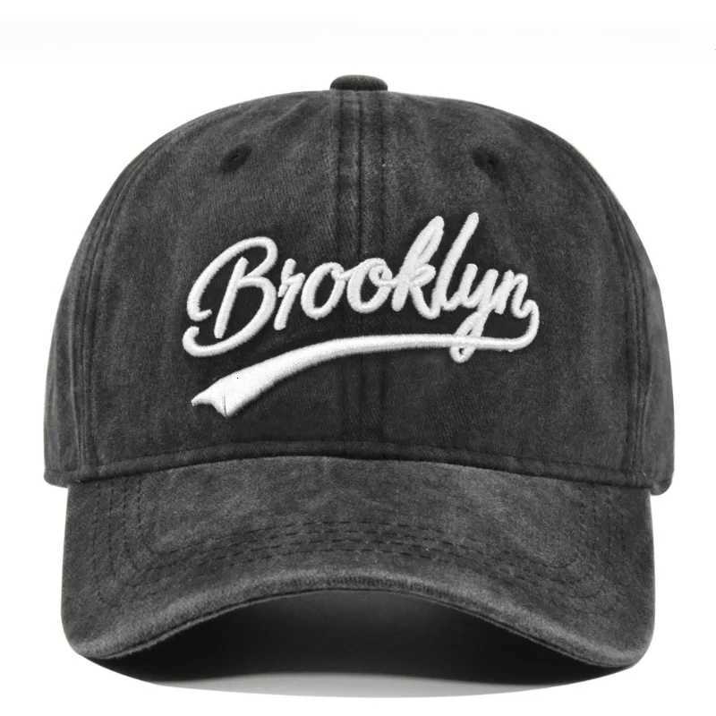 Hop Unisex SnapHat Hip Retro Casual Dad Hat for Men Women Sport Gift Vintage Washed Cotton Baseball Embroidery Brooklyn M260626 - view 4