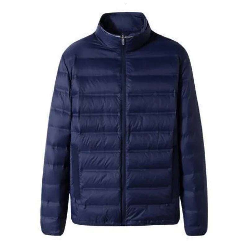 Versatile Men's Plus Size Down Jacket Slim Design Big Sizes Lightweight Warm Suitable for Winter Activities W260626 - view 7
