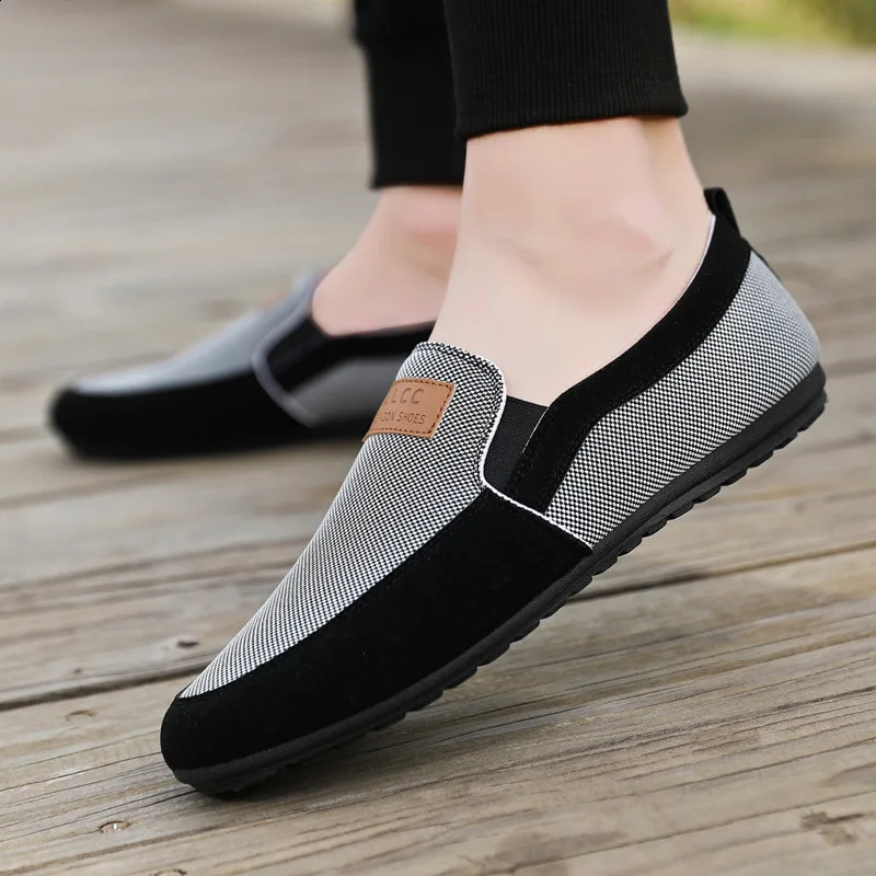 Shoes Men Loafers driving Fashion Boat Footwear Man canvas Moccasins MenS Shoes Men Comfy Drive Mens Casual Shoes 260626