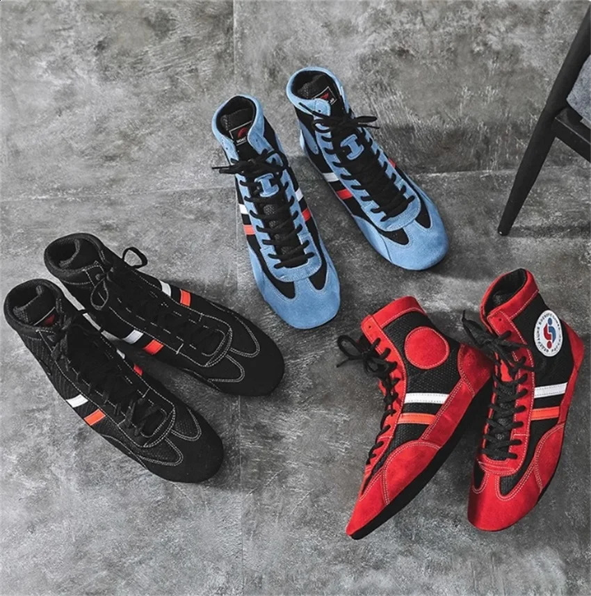 Sports Boots Breathable Combat Shoes Indoor Soft Outsole Wrestling Boxing Fighting Sneakers Sambo 260626 - view 7