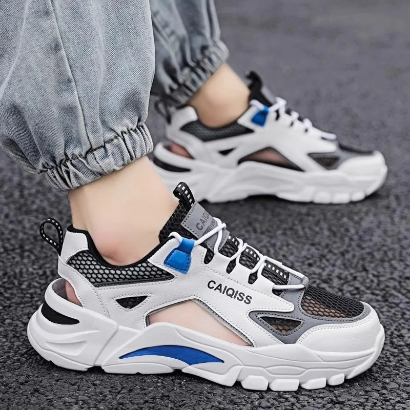 Mens Summer Sandals Breathable Sports Beach Shoes Outdoor Casual Slides for Teenagers TrendyLightweight Footwear n 260626 - view 3