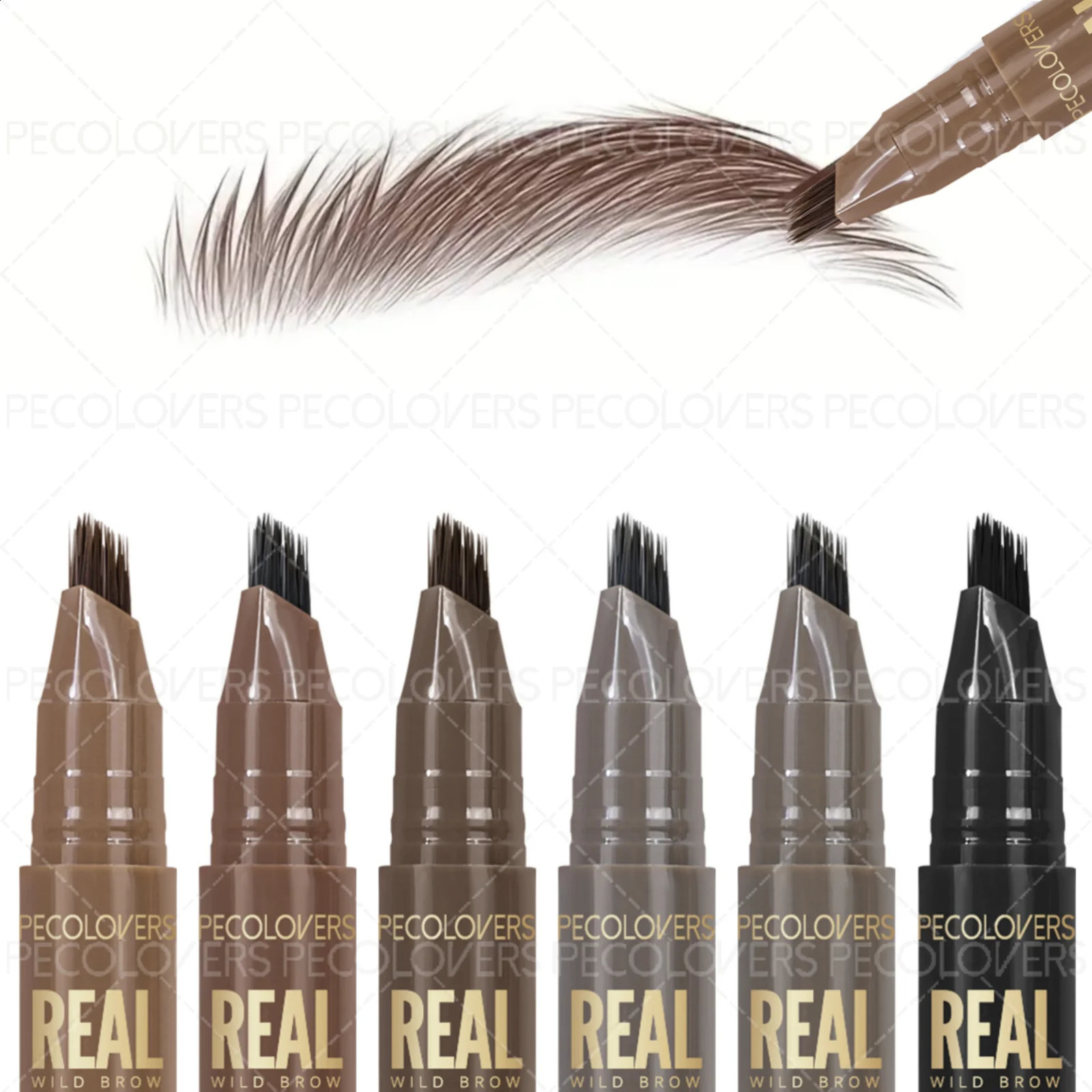 1PC Liquid Eyebrow Pencil - Multi-Function Hairline Filling Ideal for Holiday Makeup Christmas 260626 - view 1
