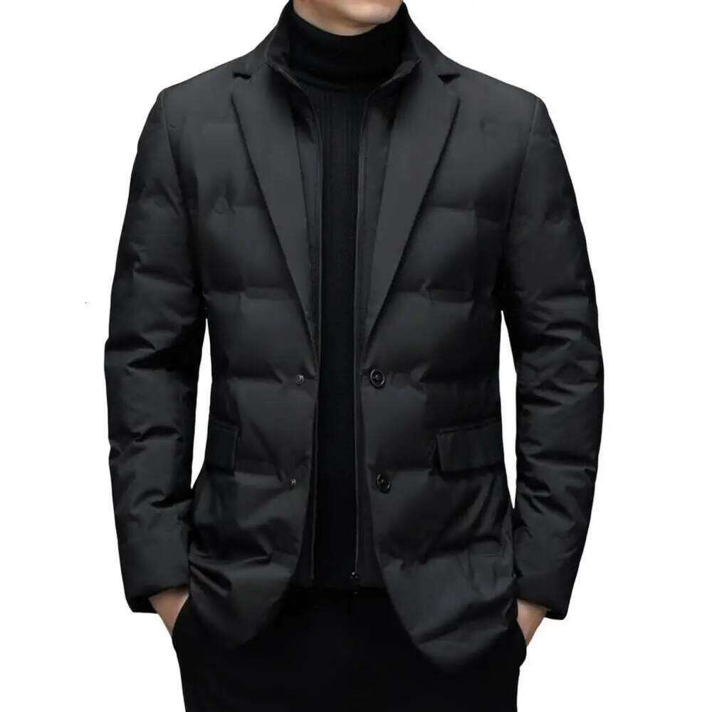 Winter Men's Coldproof Windproof Suit Scarf Collar Simple Down Jacket Male Clothing J260626 - view 5