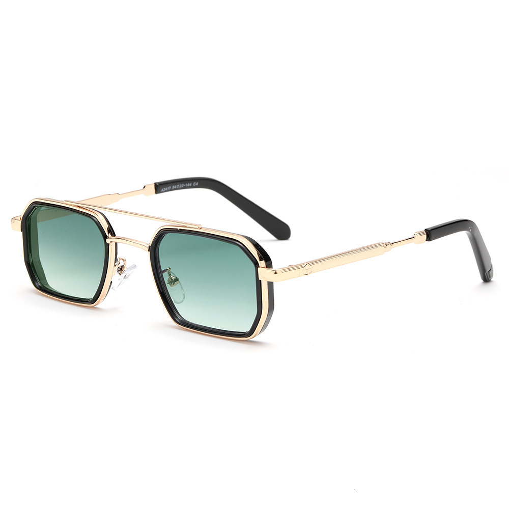 New Retro Personalized Women's Sunglasses, UV Protection, Trendy Square Frame Glasses, Fashionable And Versatile, Popular Online Sunglasses For M