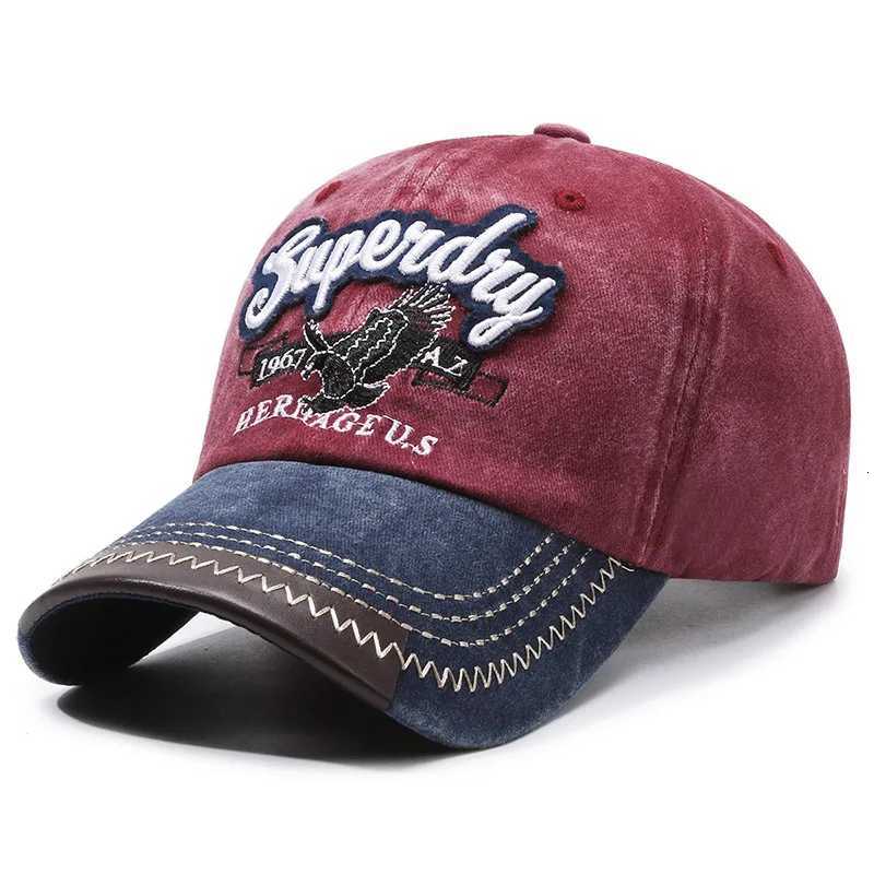 Washed Cotton Unisex Baseball Sporty - Stylish THE BLACK Letter Embroidery Casual Sunshade for Outdoor Sports M260626 - view 5