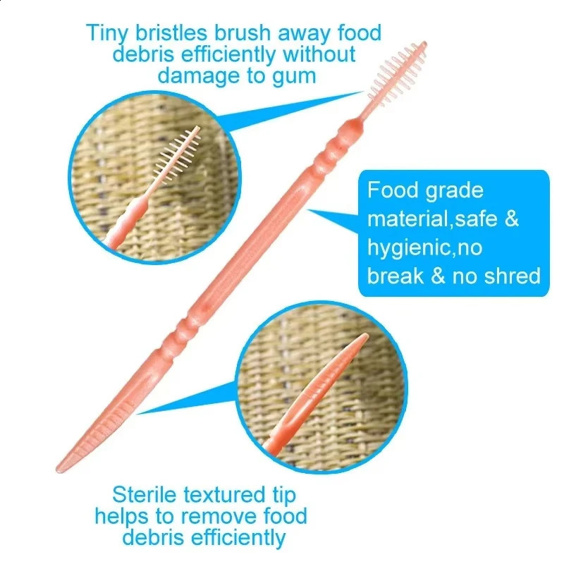 Toothpick Brush 100 PCs Boxed Plastic Disposable Household Interdental Teeth Picking Dental Floss 260626 - view 3