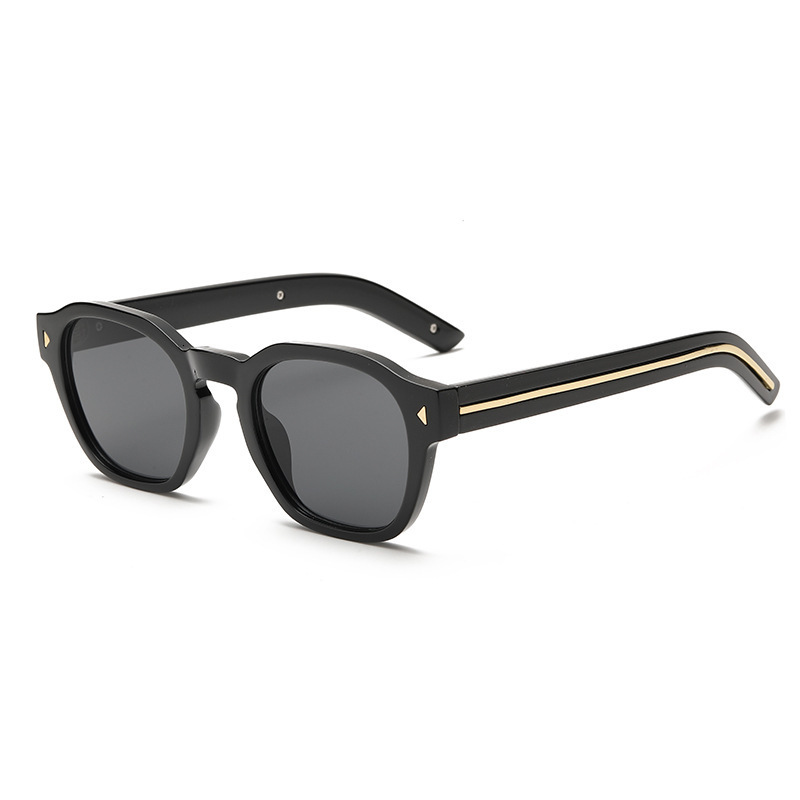 New European American Oval Sunglasses For E-Commerce, Stylish And Trendy Street Photography, High-End Sun Protection Driving Glasses