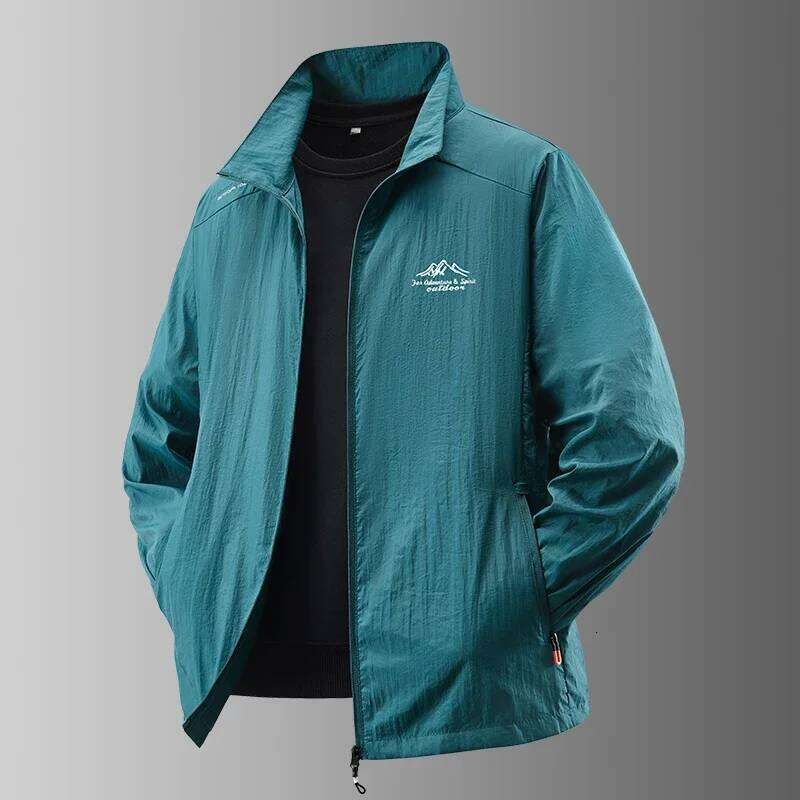 2025 Men's Summer Sun Protection Jacket Ultra-Light Thin Skin-Friendly Breathable UV Proof Fishing Ice Silk Sunscreen Coat W260626 - view 3