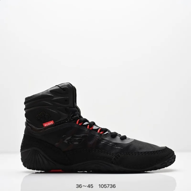 Good Quality Wrestling Boots Professional Unisex Boxing Shoes High Top Fighting Lace Up Sneakers Couples 260626 - view 5