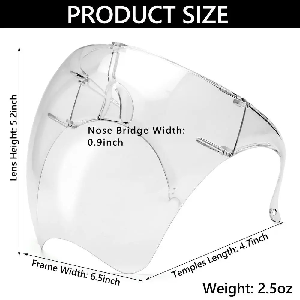 Protective UV 400 Full Face Cover Visor Sunglasses Safety Glasses Anti-Fog Goggles 260626 - view 7