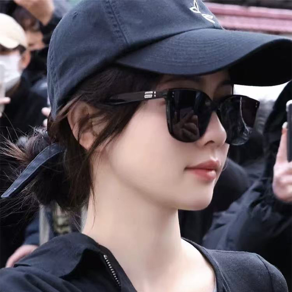 Same Style New GM Tea Color Sunglasses Women UV Protection Fashion Polarized Glasses High-end Feel for Men wholesale - view 3