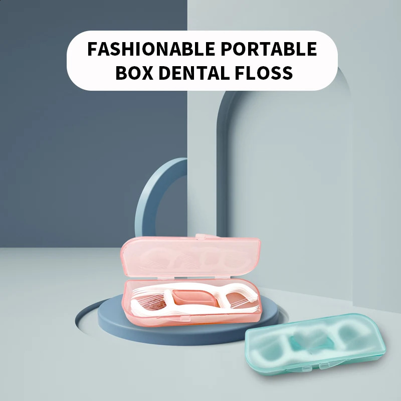 Teeth Floss Box Set of 10 Household HighEnd Creative Toothpick Ultra Fine Light y Portable Mini 260626 - view 3